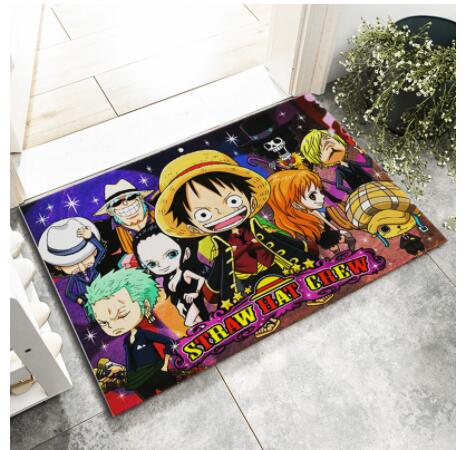 玄関マット  50*80cm 屋外 室内シック かわいいpvcマット ONE PIECE(ワンピース) 海賊王