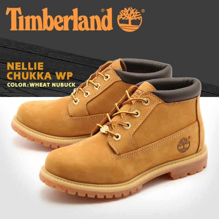 ティンバーランド ブーツ レディース ネリー チャッカ ウォータープルーフ TIMBERLAND TB023399 ブラウン 茶 イエロー 靴 シューズ