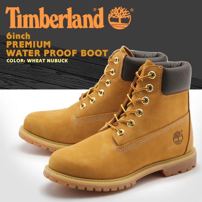 ティンバーランド ブーツ レディース 6インチ プレミアムウォータープルーフブーツ TIMBERLAND 10361 ブラウン 茶 靴