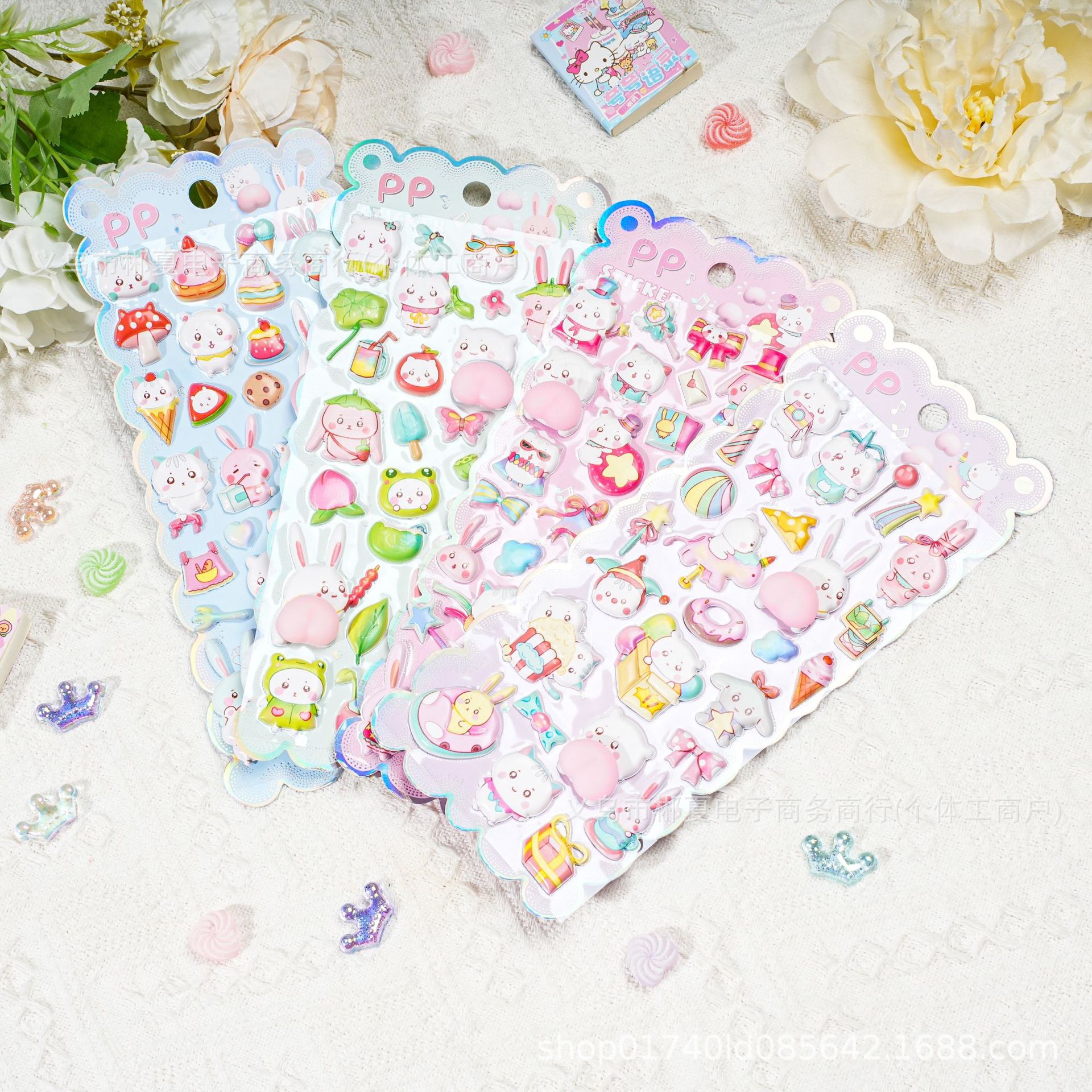 新作お尻シール 手帳用貼り付け 立体 泡ステッカー 子供 DIY用 貼り付け 手芸用品 贈り物　ぶくぶく