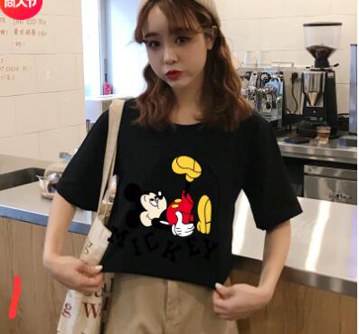 Tシャツ　　レディース　　ミッキー　　ファッション　　夏