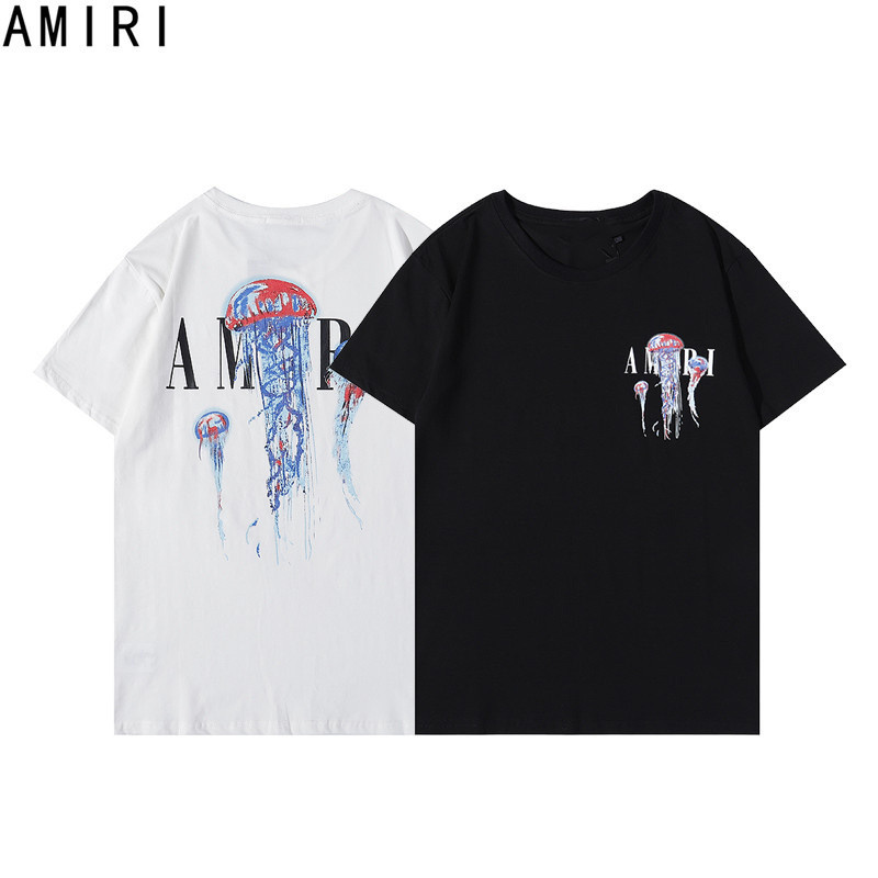 AMIRI　Tシャツ　半袖　夏着　トップス　欧米風　メンズ/レディース　ファッション