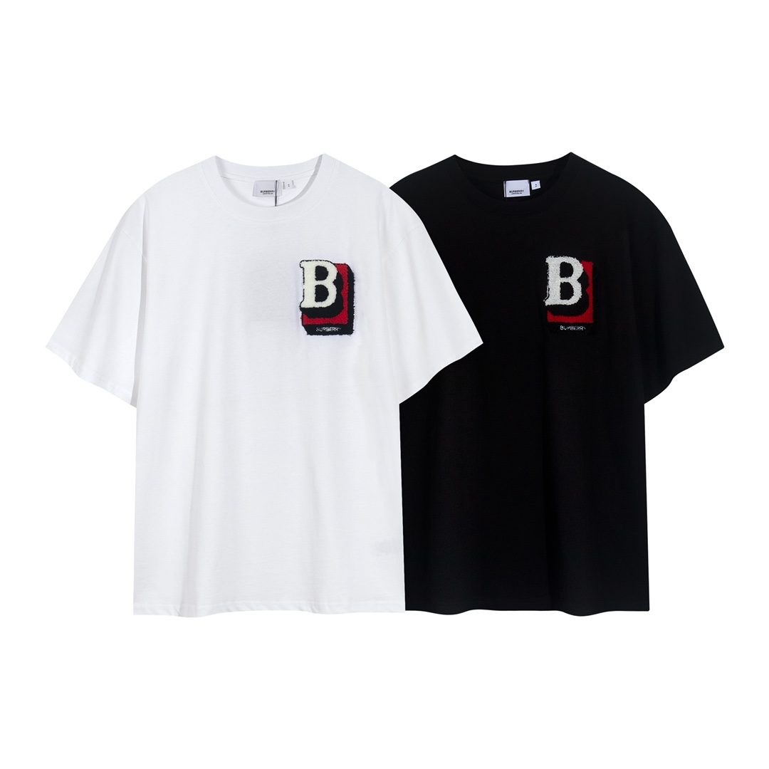 BURBERRY　メンズ　トップス　半袖　Tシャツ　夏着　2022新作　超人気Tシャツ　カップル XS-L