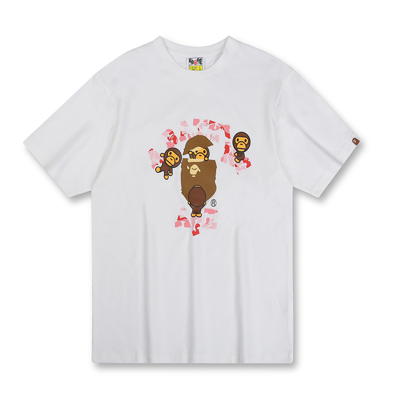 BAPE　メンズ/レディース　トップス　半袖　Tシャツ　夏着　2022新作　超人気Tシャツ　カップル　Ｍ-XXL