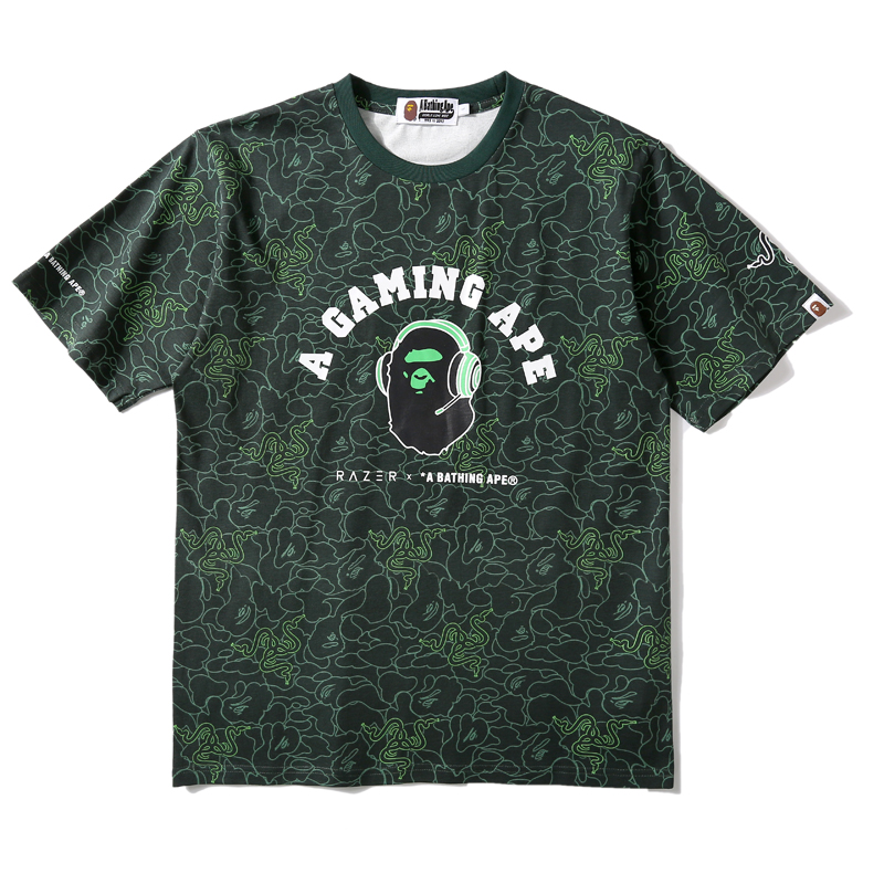 BAPE　メンズ/レディース　トップス　半袖　Tシャツ　夏着　2022新作　超人気Tシャツ　カップル　Ｍ-XXL