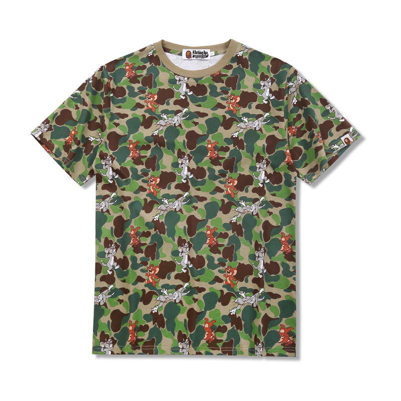 BAPE　メンズ/レディース　トップス　半袖　Tシャツ　夏着　2022新作　超人気Tシャツ　カップル　Ｍ-XXL