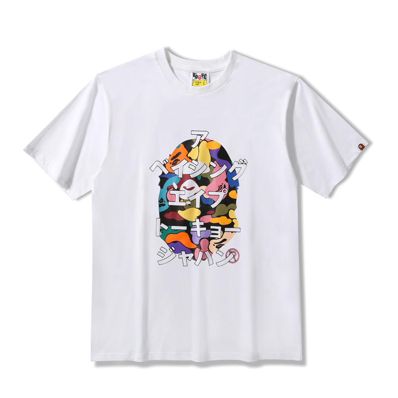 BAPE　メンズ/レディース　トップス　半袖　Tシャツ　夏着　2022新作　超人気Tシャツ　カップル　Ｍ-XXL