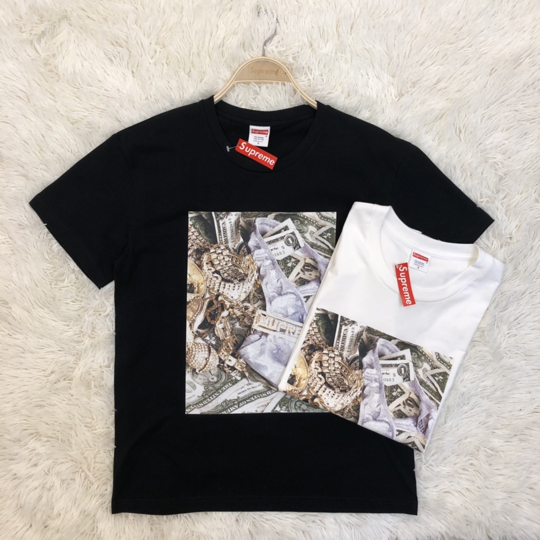 Supreme　メンズ/レディース　トップス　半袖　Tシャツ　夏着　2022新作　超人気Tシャツ　カップル　S-XL