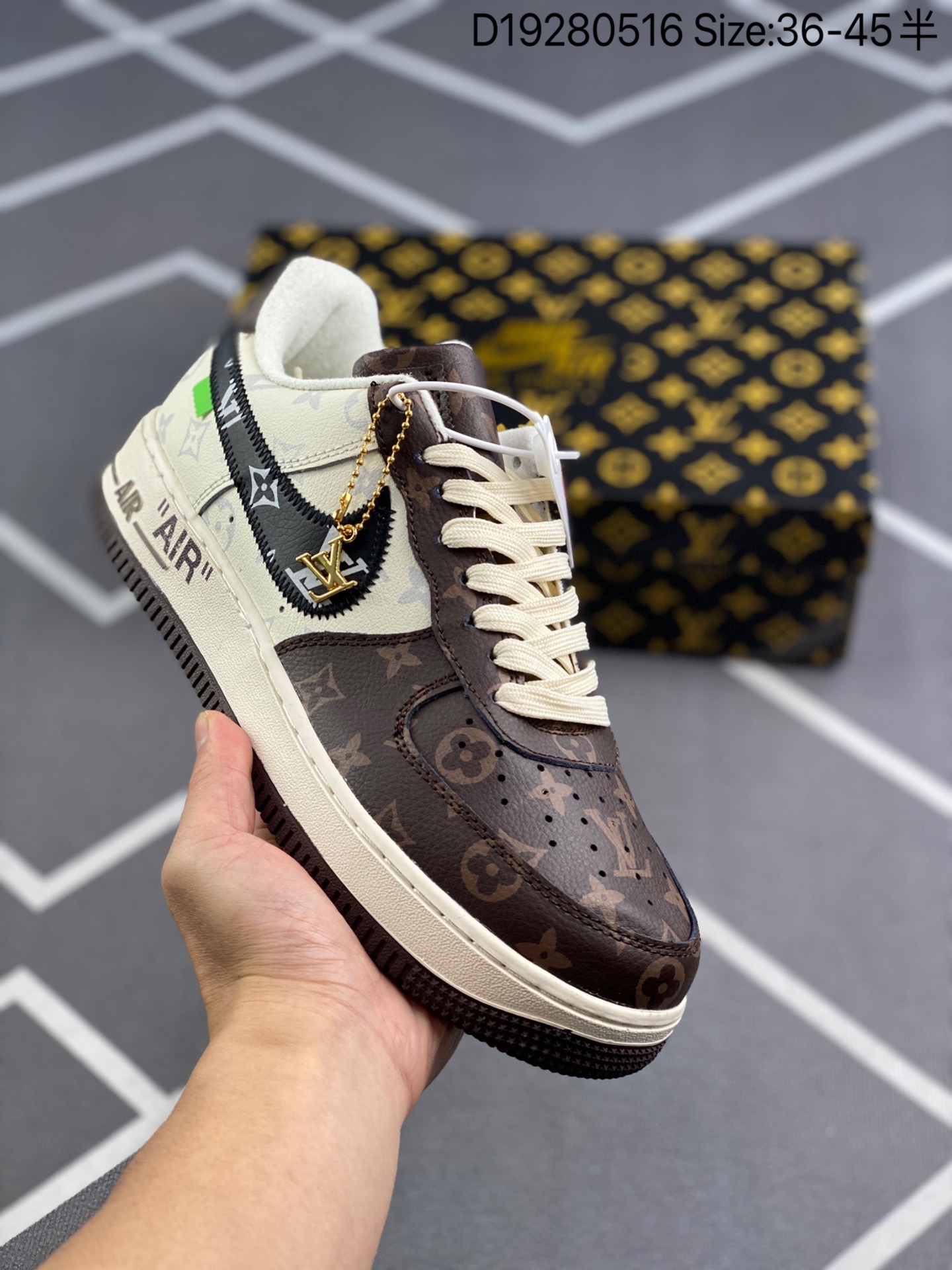 スニーカー LV Louis Vuitton x NK Air Force 1'07 LV8 Low  ファッションシューズ   何でも似合う