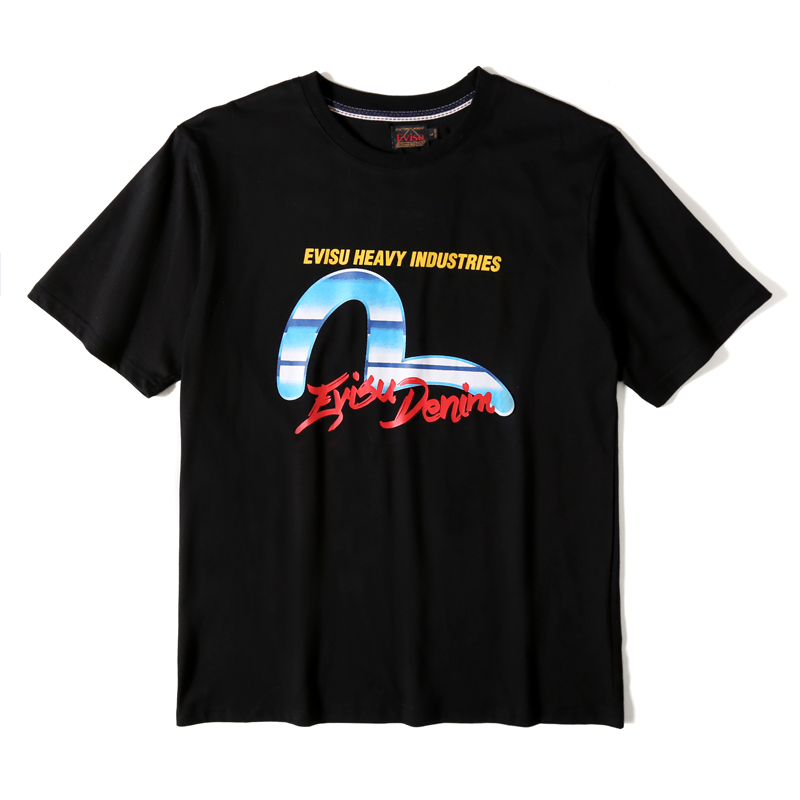 EVISU　メンズ/レディース　トップス　半袖　Tシャツ　夏着　2022新作　超人気Tシャツ　カップル　Ｍ-XXL