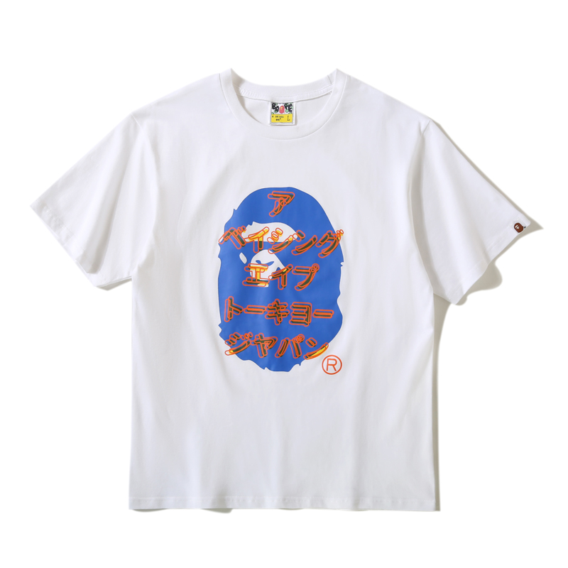 BAPE　メンズ/レディース　トップス　半袖　Tシャツ　夏着　2022新作　超人気Tシャツ　カップル　Ｍ-XXL