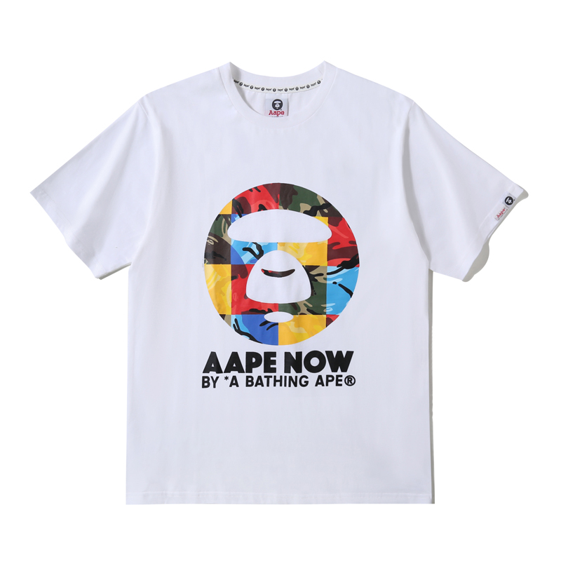 AAPE　メンズ/レディース　トップス　半袖　Tシャツ　夏着　2022新作　超人気Tシャツ　カップル　Ｍ-XXL