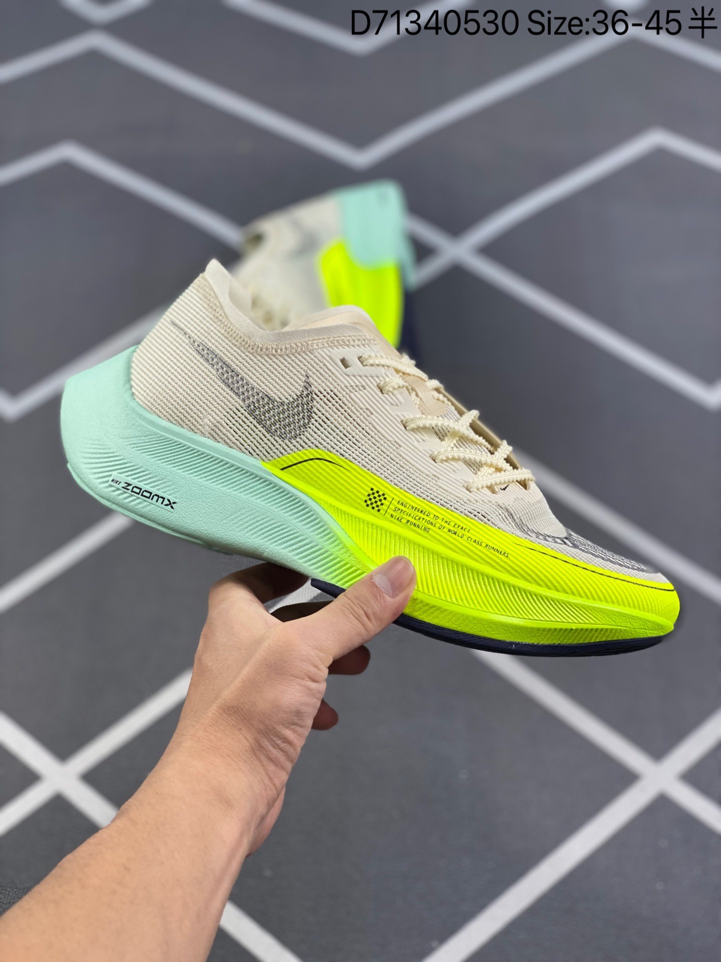 スニーカー   Nike ZoomX Vaporfly NEXT% 2"Ice Blue" ファッションシューズ   何でも似合う