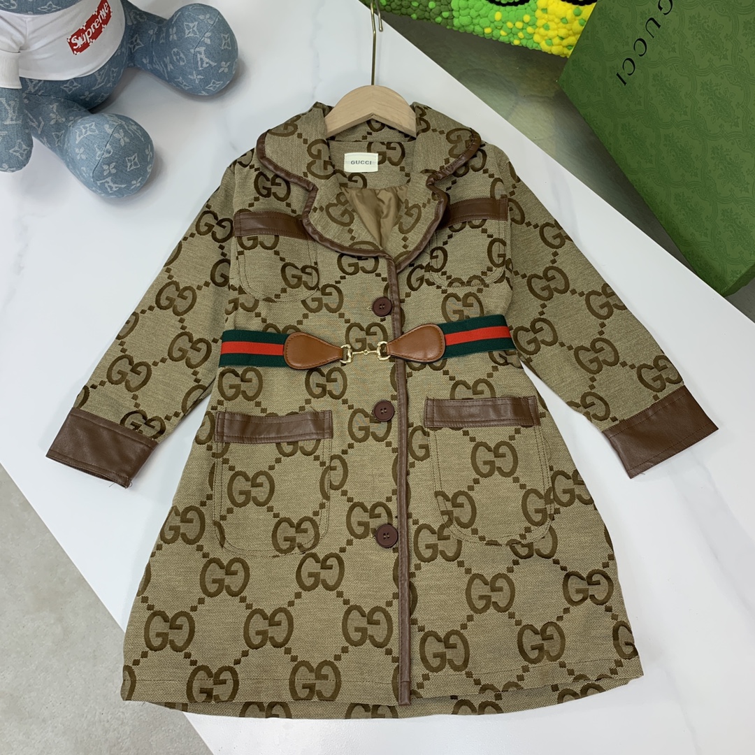 GUCCI【グッチ】　子供服　春秋  スプリングコート  110-160cm