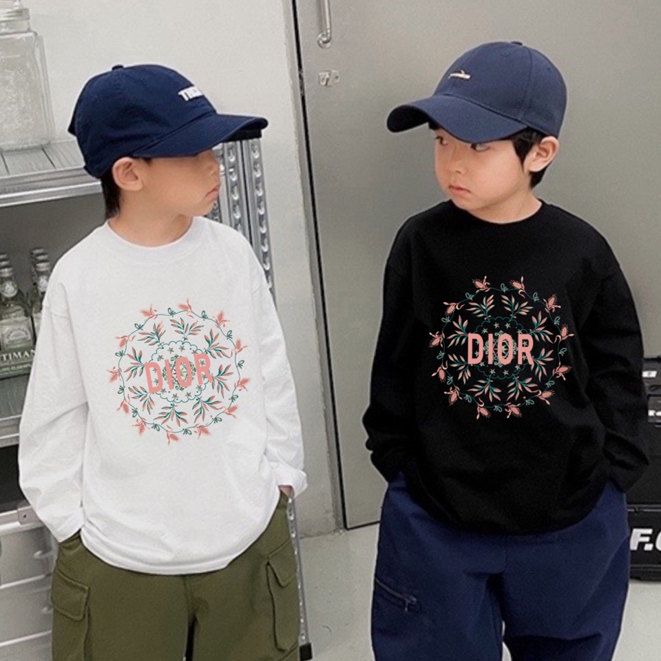 Dior 【ディオール】子供服　 春秋　Ｔシャツ　長袖　100-150㎝