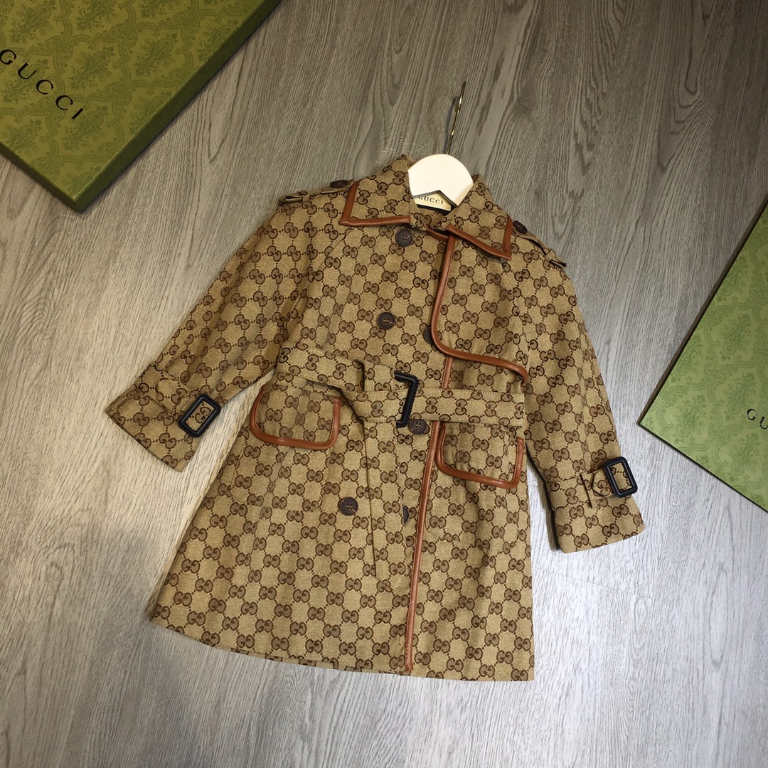 GUCCI【グッチ】 子供服　春秋　スプリングコート    オーバーコート  100-150cm