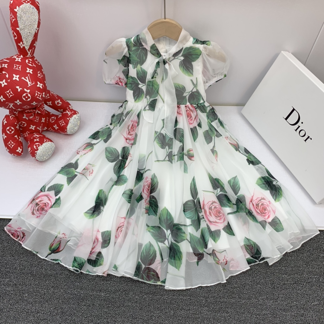 Dior ディオール 子供服 　夏秋   ワンピース　90-160cm