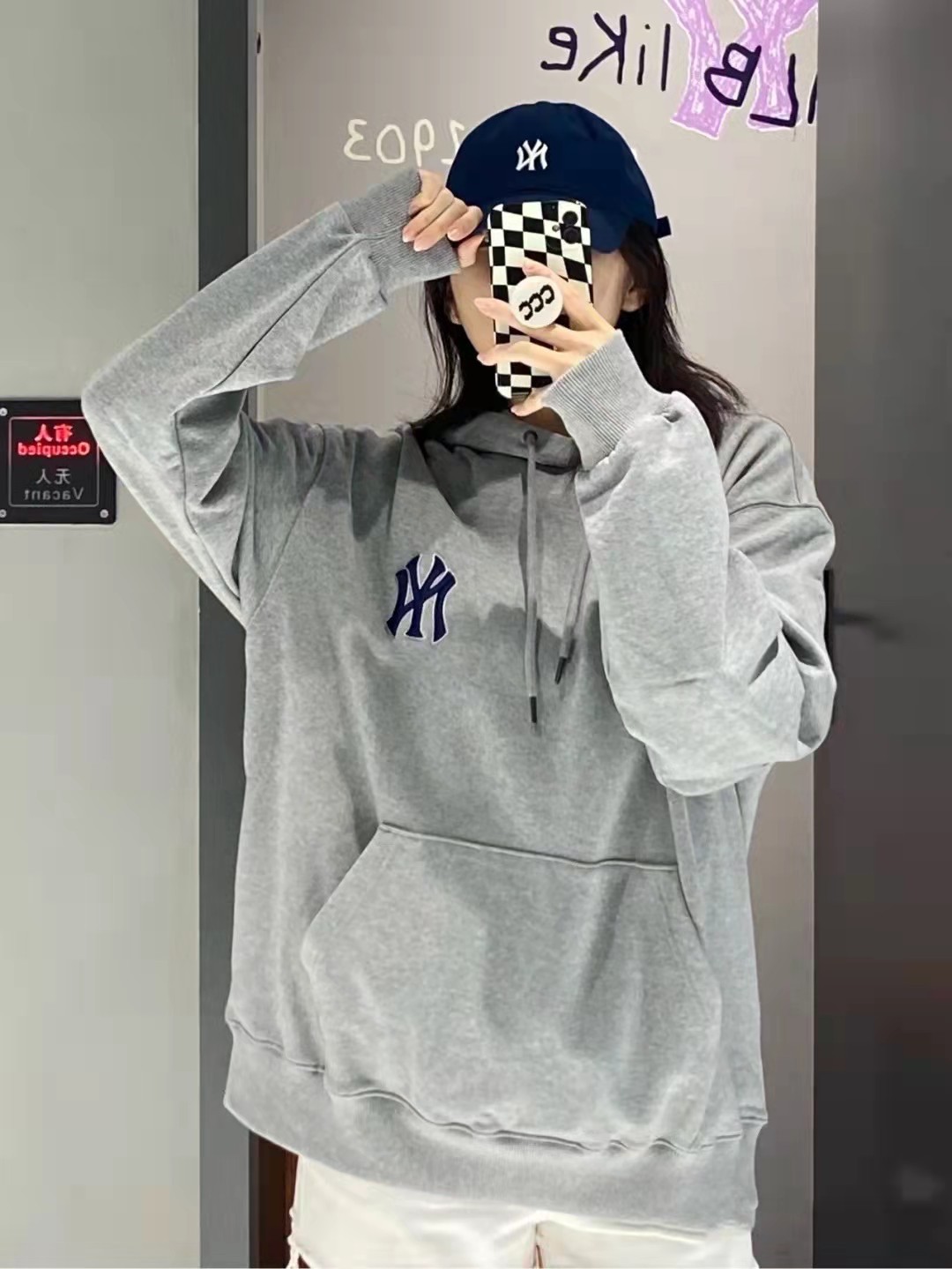 MLB/NY エムエルビー   フーディー   レディース　メンズ　M-XL