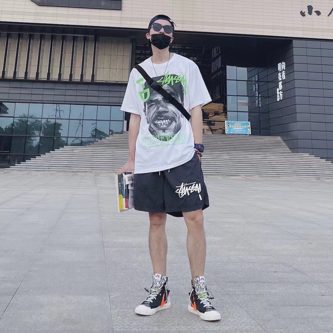 NIKE × STUSSY / ナイキ × ストゥーシー   パンツ　夏秋　レディース　メンズ　100％ポリエステル　 S-XL