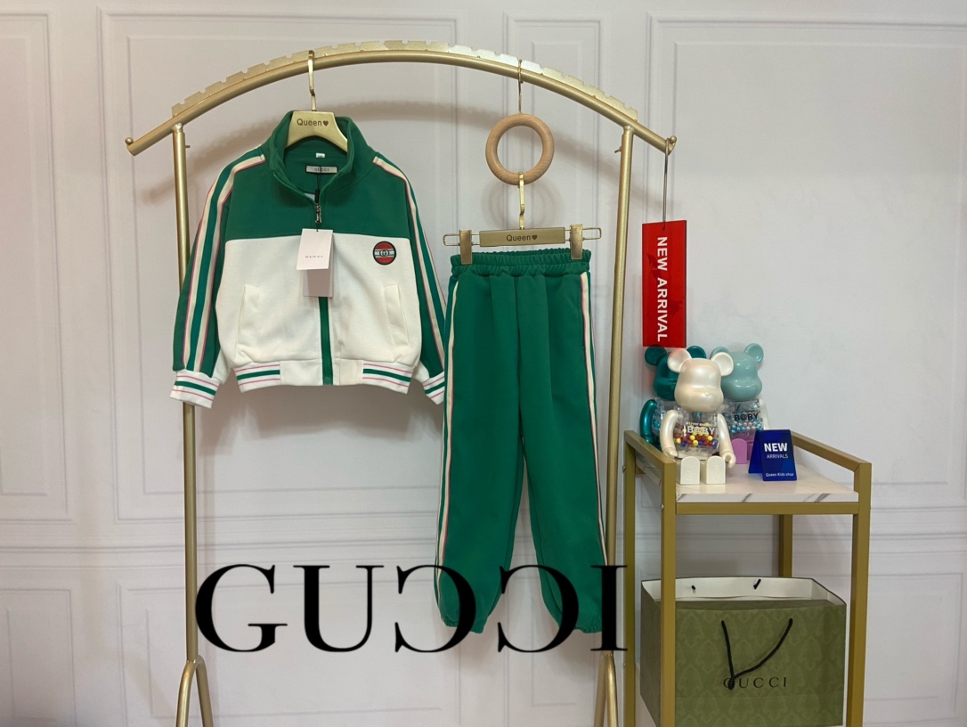 GUCCI【グッチ】 子供服  セットアップ　トップス+ボトム　春秋　120-170cm