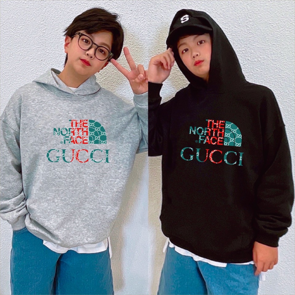 GUCCI【グッチ】+ノースフェイス（THE NORTH FACE） 子供服 　フーディー　秋冬　100-150cm