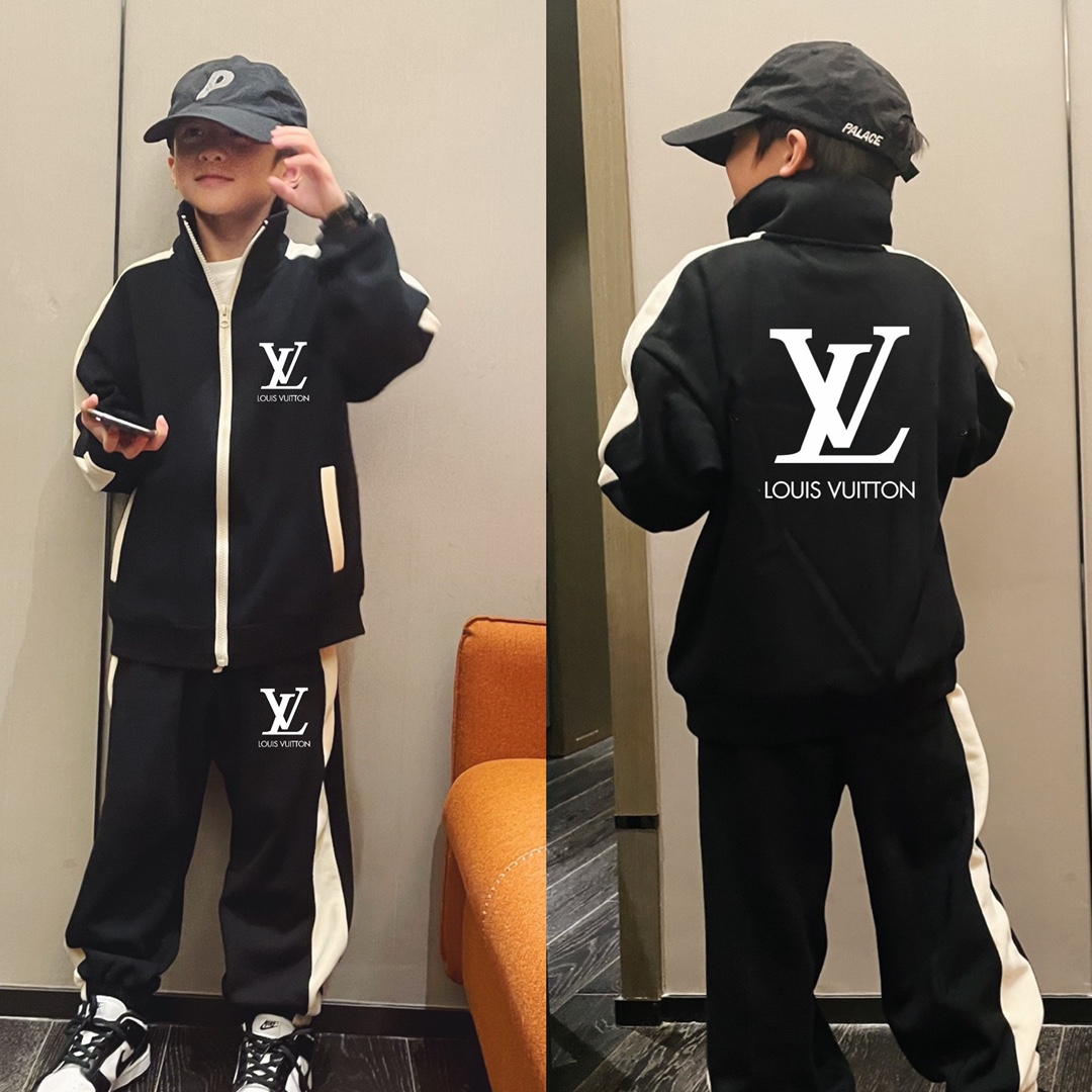 LV ルイ・ヴィトン LOUIS VUITTON 子供服 セットアップ コ ート＋パンツ　秋冬　100-150cm