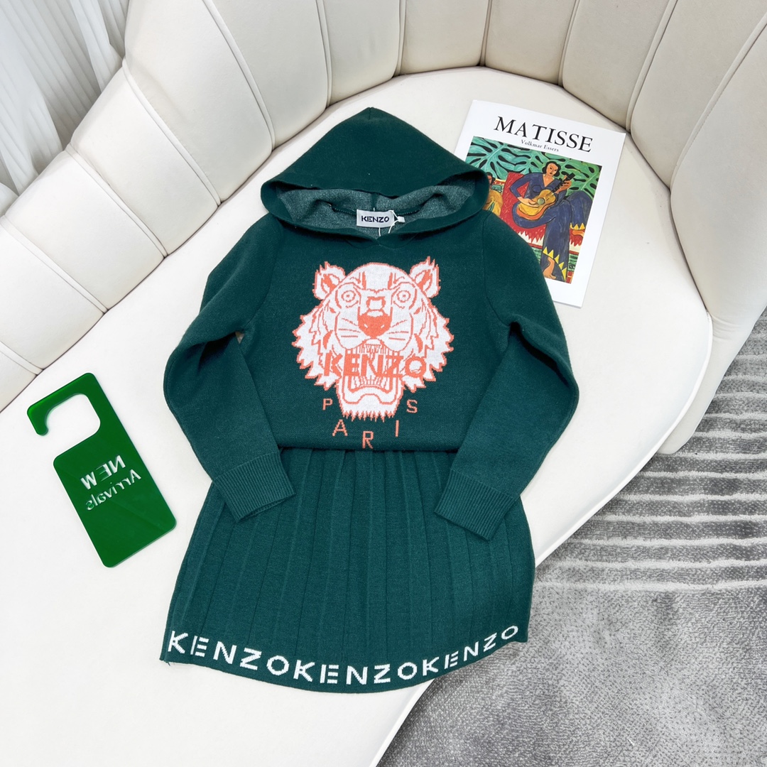 KENZO ケンゾー 　子供服　セットアップ　フーディー＋スカート　100-160cm