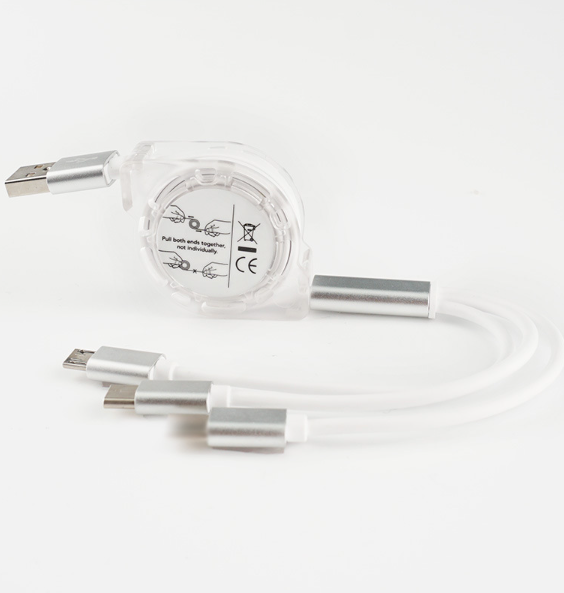 3in1 充電ケーブル 多機能 コンパクト収納