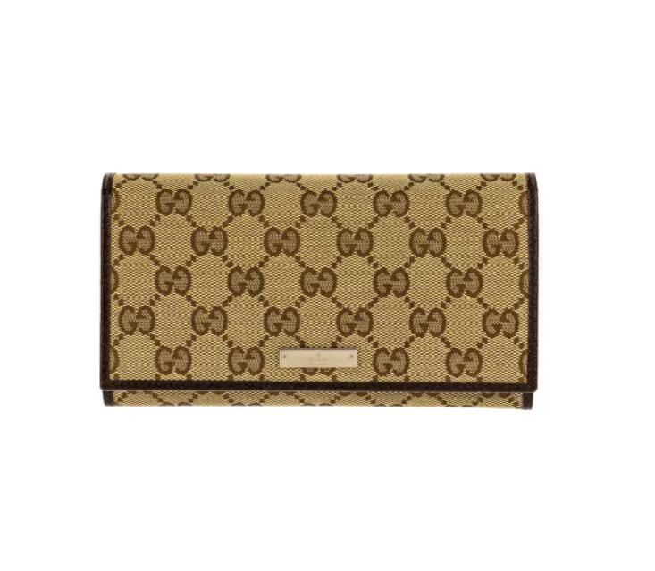 グッチ GUCCI 長財布 ベージュ ブラウン 244946 KY9IR 9643 GGキャンバス