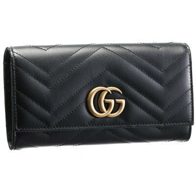 グッチ GUCCI 長財布 【GGマーモント：GG MARMONT 2.0】 443436 DTD1T ブラック(1000/NERO)