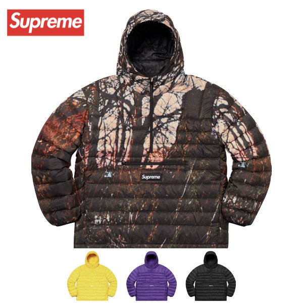 Supreme Micro Down Half Zip Hooded Pullover 2020AW シュプリーム マイクロダウン ハーフジッププルオーバー フード付き トップス 2020-2021年秋冬